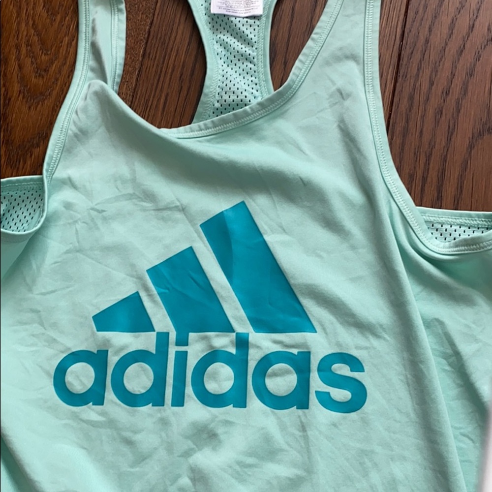 Adidas muscle tee never worn with mesh back